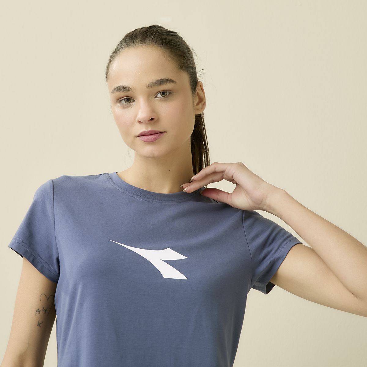 DIADORA - Polera Deportiva Algodón Mujer Diadora