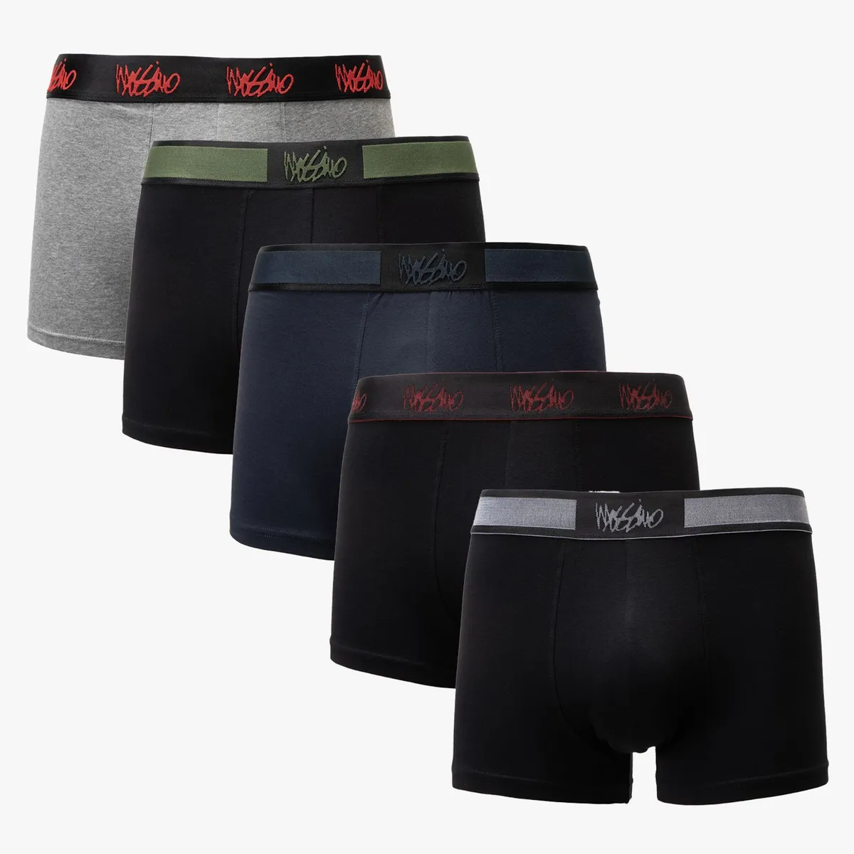MOSSIMO - Pack De 5 Bóxer Algodón Hombre Mossimo