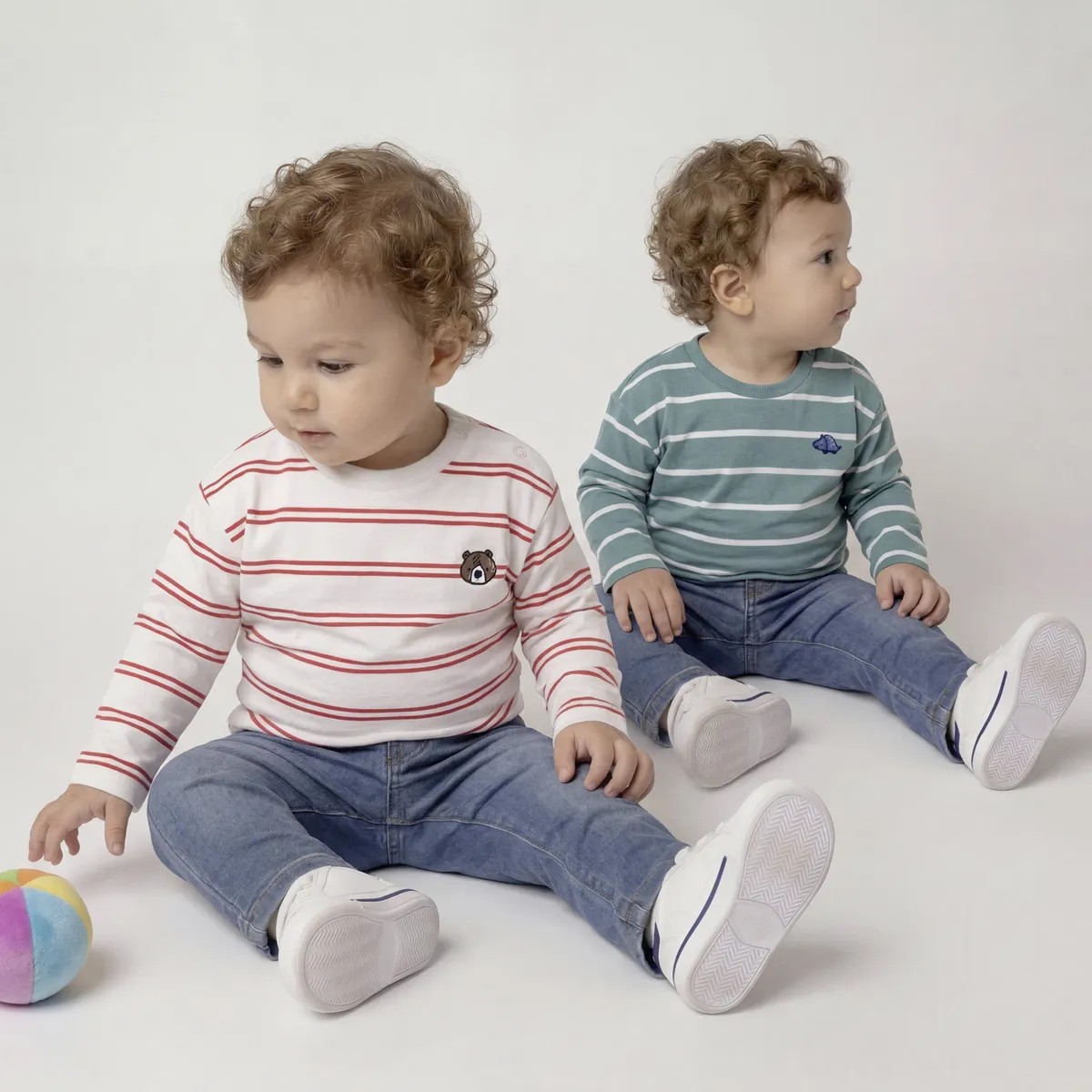 YAMP - Pack de 2 Poleras Bebé Niño Algodón Yamp