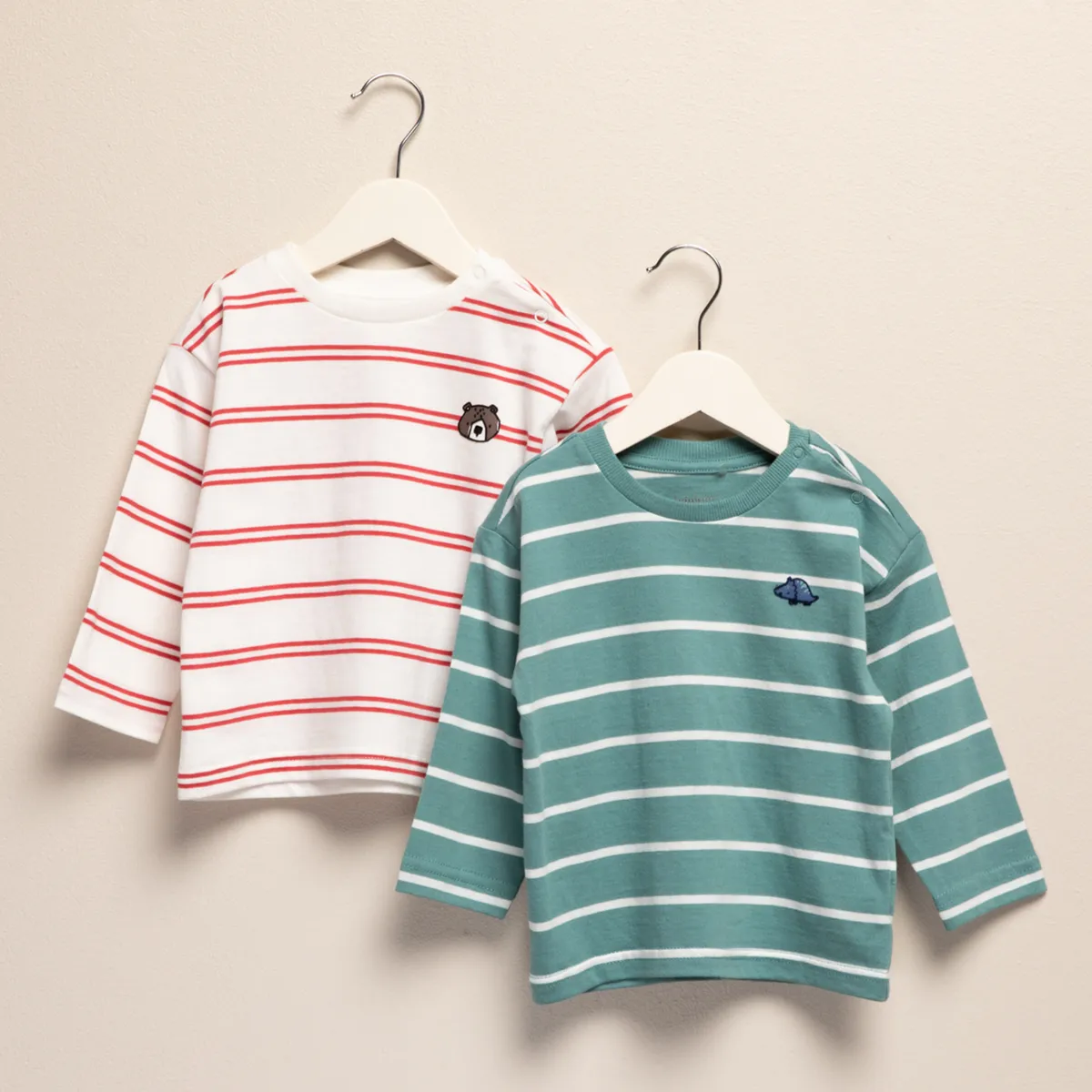 YAMP - Pack de 2 Poleras Bebé Niño Algodón Yamp