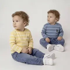YAMP - Pack de 2 Poleras Bebé Niño Algodón