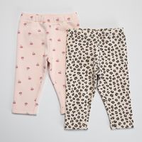 Pack De 2 Calzas Forradas en Polar Bebé Niña