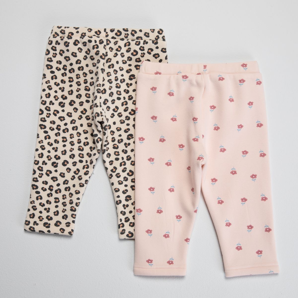 YAMP - Pack De 2 Calzas Forradas en Polar Bebé Niña Yamp