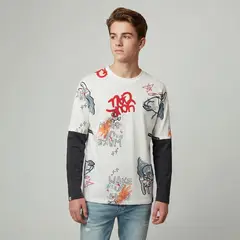 FEDERATION - Polera Niño Algodón