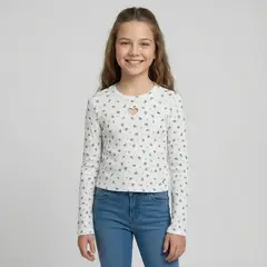 ELEVEN - Polera Manga Larga Niña