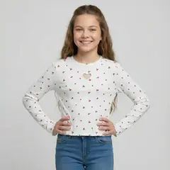 ELEVEN - Polera Manga Larga Niña