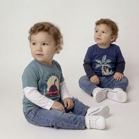 Pack 2 Poleras Bebé Niño Algodón