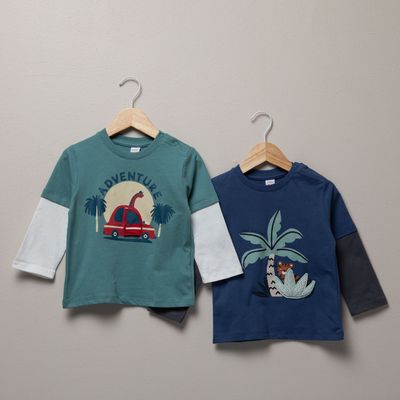 Imagen 2 del producto Pack 2 Poleras Bebé Niño Algodón