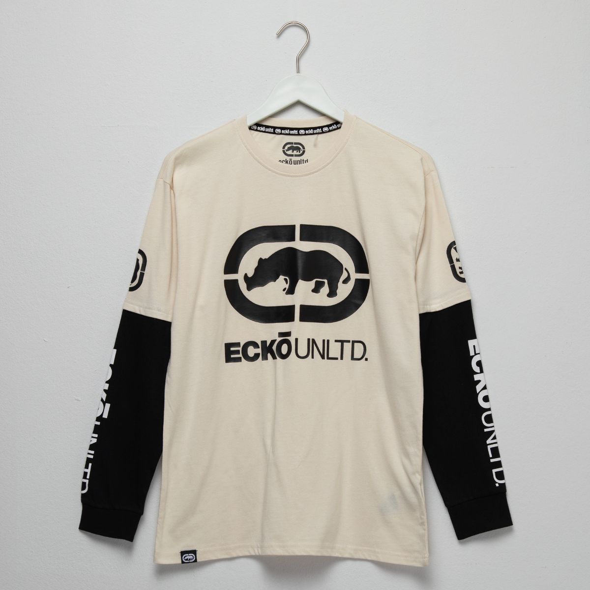 ECKO - Polera Niño Manga Larga Algodón Ecko