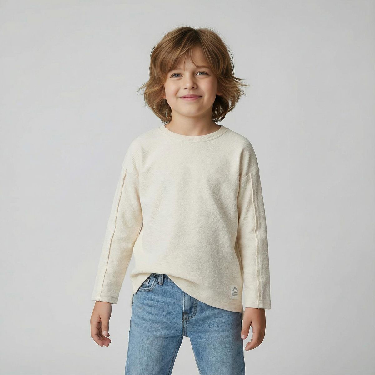 YAMP - Polera Niño Manga Larga Algodón Yamp