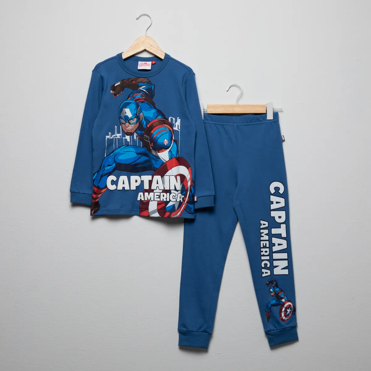 AVENGERS - Pijama Niño Algodón 2 Piezas Capitán America