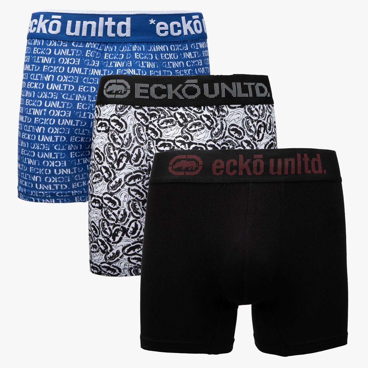 ECKO - Pack De 3 Bóxer Algodón Hombre Ecko