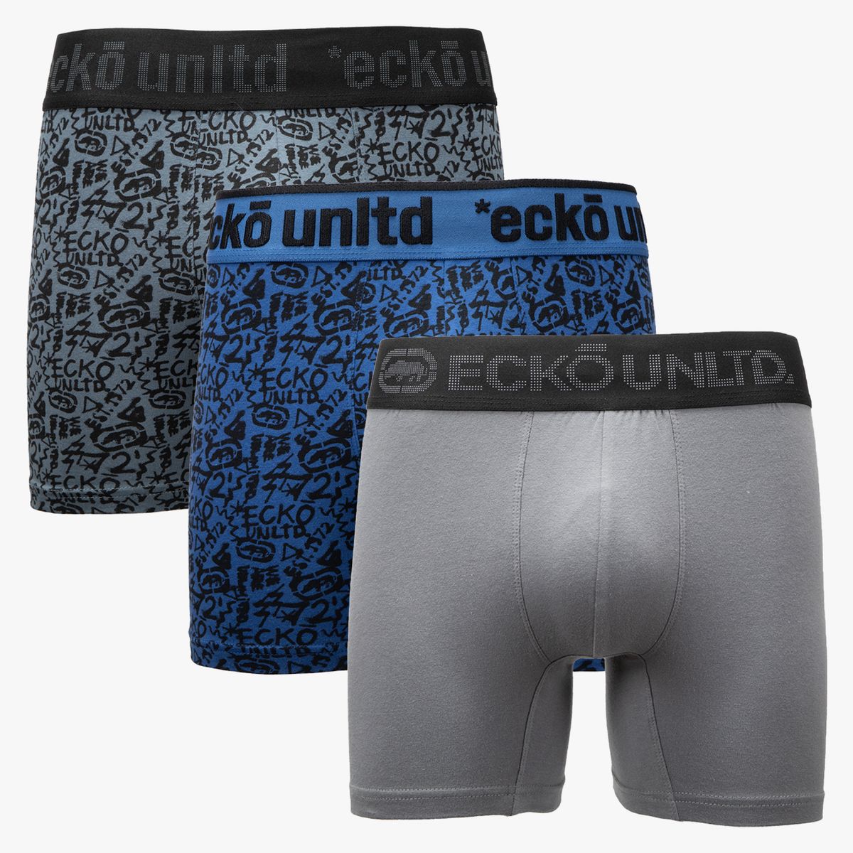 ECKO - Pack De 3 Bóxer Algodón Hombre Ecko