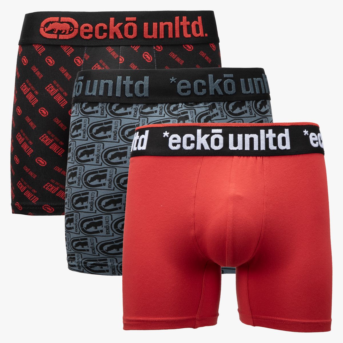 ECKO - Pack De 3 Bóxer Algodón Hombre Ecko