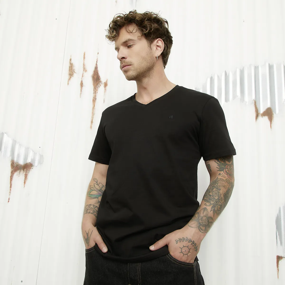 AMERICANINO - Polera Manga Corta Hombre Americanino