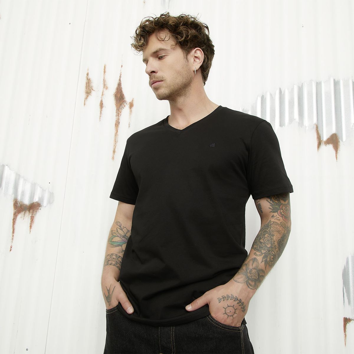 AMERICANINO - Polera Manga Corta Hombre Americanino