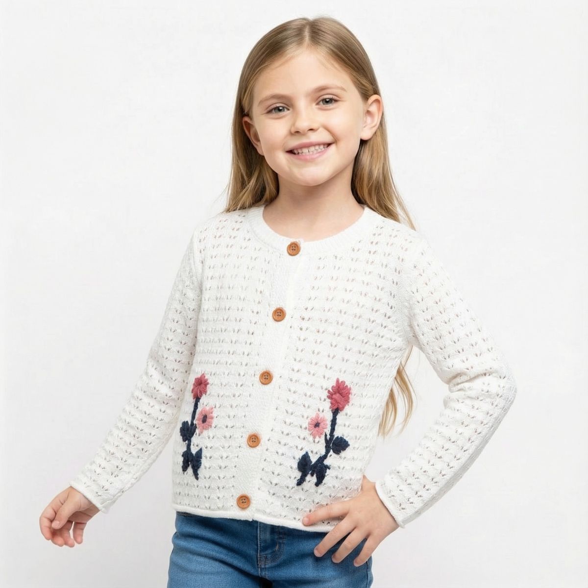 CONIGLIO - Chaleco Niña Algodón Coniglio