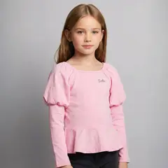 BARBIE - Polera Niña Algodón