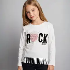 BARBIE - Polera Niña Algodón