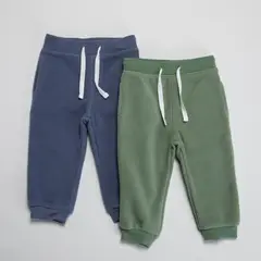 YAMP - Pack De 2 Pantalónes De Buzo De Polar Bebé