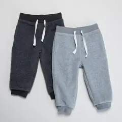 YAMP - Pack De 2 Pantalónes De Buzo De Polar Bebé