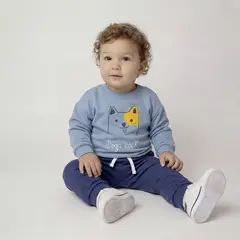 YAMP - Conjunto Polerón Más Pantalón De Buzo Bebé