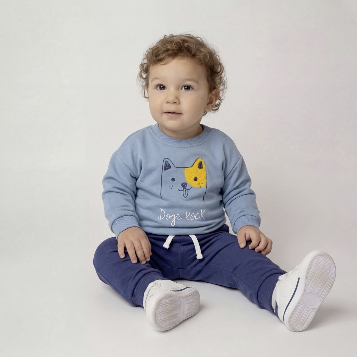 YAMP - Conjunto Polerón Más Pantalón De Buzo Bebé Yamp