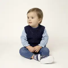 YAMP - Sweater Bebé Niña Algodón