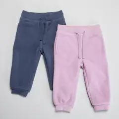 YAMP - Pack De 2 Pantalónes De Buzo De Polar Bebé