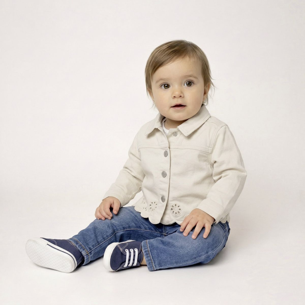YAMP - Chaqueta Jeans Bebé Niña Yamp