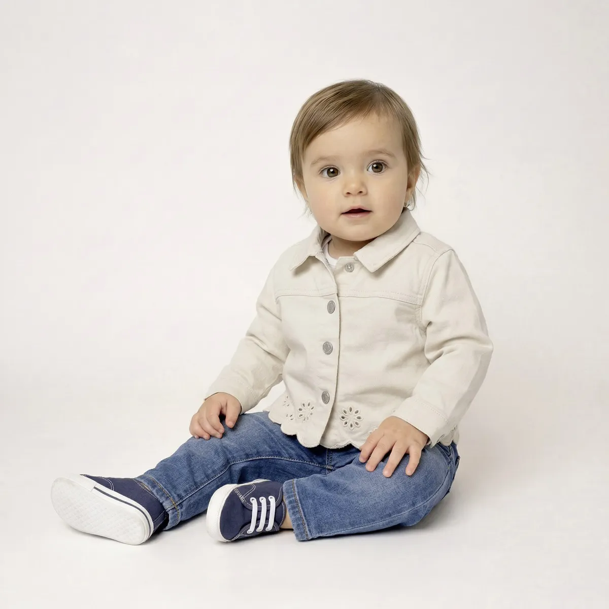 YAMP - Chaqueta Jeans Bebé Niña Yamp