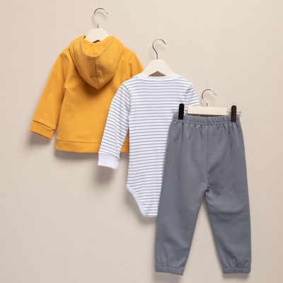 Imagen 2 del producto Conjunto Polerón Más Body Más Pantalón De Buzo Bebe