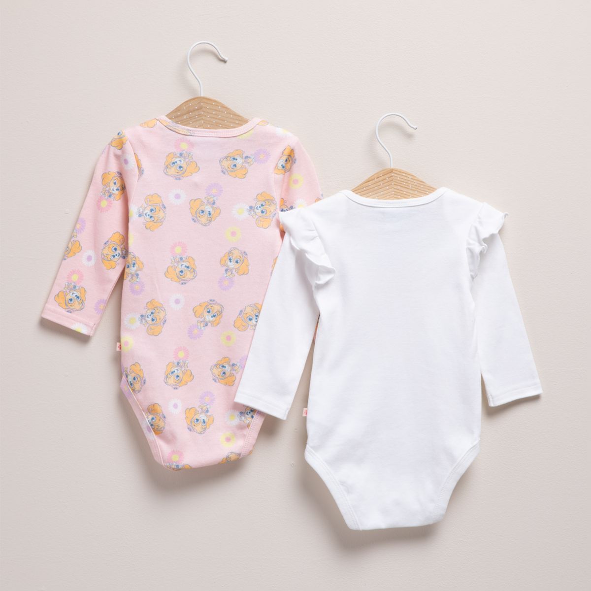 PAW PATROL - Pack De 2 Bodys Bebé Niña Algodón Paw Patrol