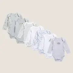 YAMP - Pack De 7 Bodys Bebé Niño Algodón