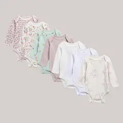 YAMP - Pack De 7 Bodys Bebé Niña Algodón