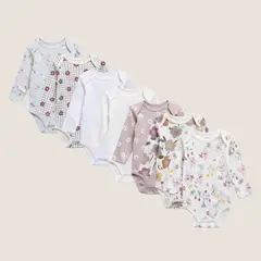 YAMP - Pack De 7 Bodys Bebé Niña Algodón