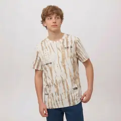DOO AUSTRALIA - Polera Manga Corta Algodón Niño Blanco