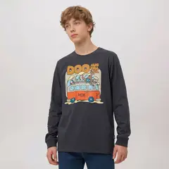 DOO AUSTRALIA - Polera Manga Larga Algodón Niño