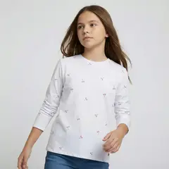 ELEVEN - Polera Manga Larga Niña