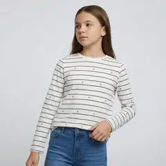 ELEVEN - Polera Manga Larga Niña