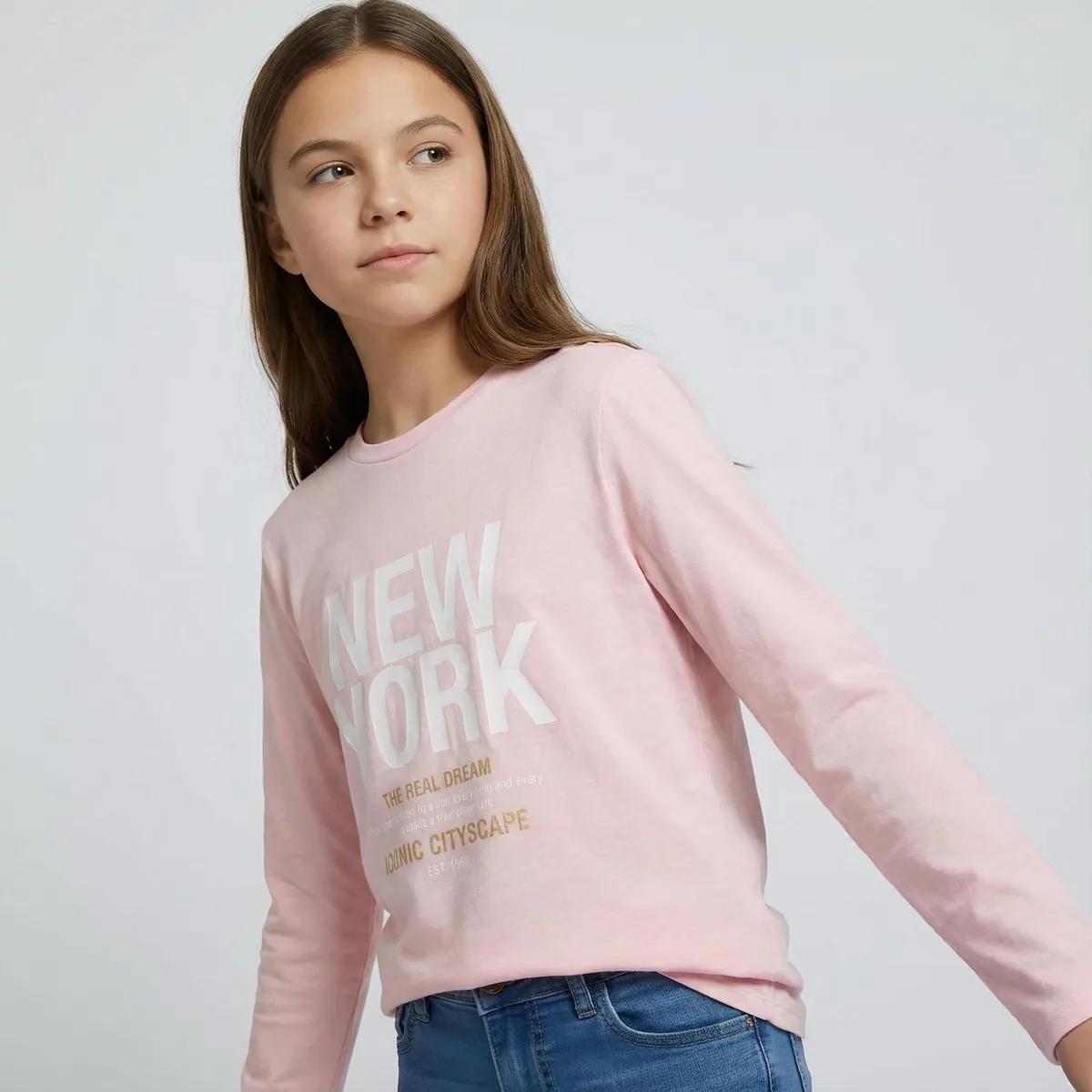 ELEVEN - Polera Manga Larga Niña Eleven