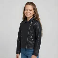 ELEVEN - Chaqueta Efecto Cuero Niña