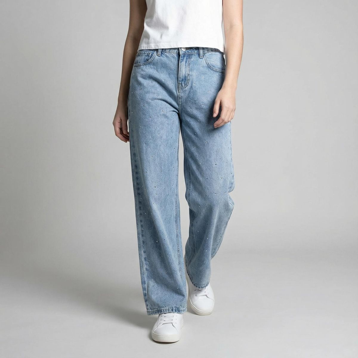 ELEVEN - Pantalón Jean Brillos Niña Eleven