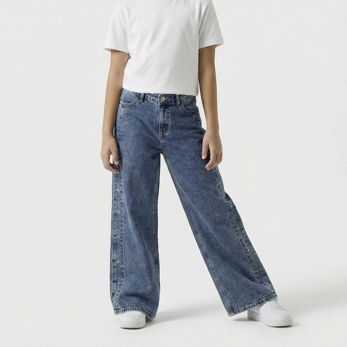 ELEVEN - Pantalón Jean Tachas Niña Eleven