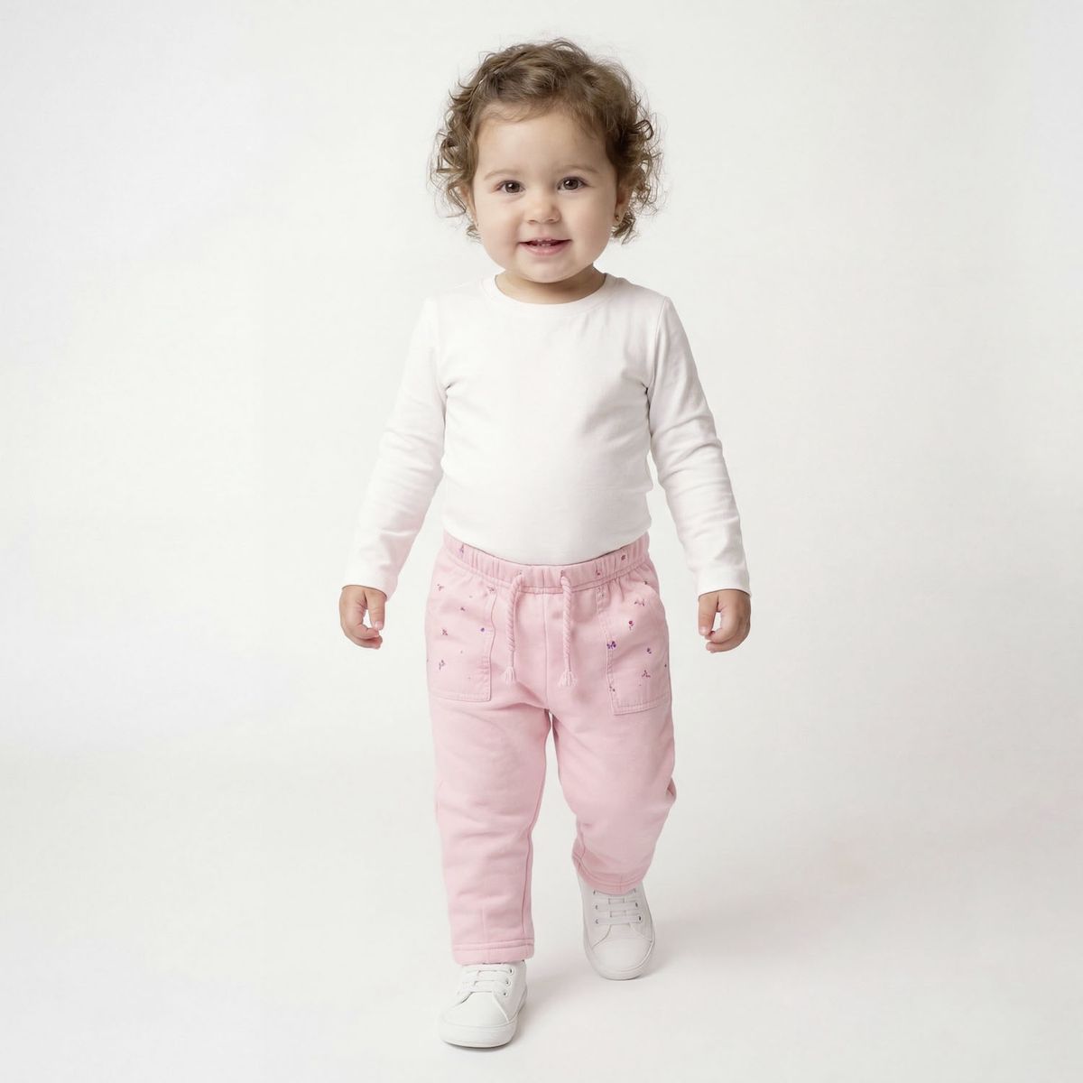 YAMP - Pantalón De Buzo Bebé Niña Algodón Yamp