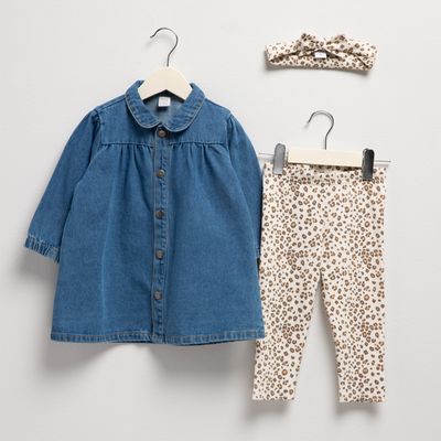 Imagen 2 del producto Conjunto Vestido Más Calza Bebé