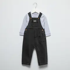 YAMP - Conjunto Jardinera Más Body Bebé