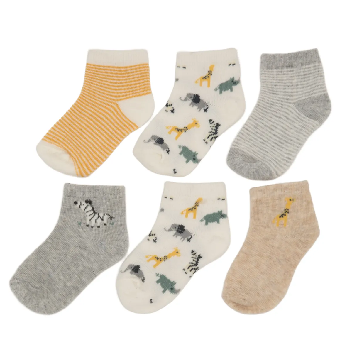 YAMP - Pack de 6 Pares de Calcetines Bebé Yamp