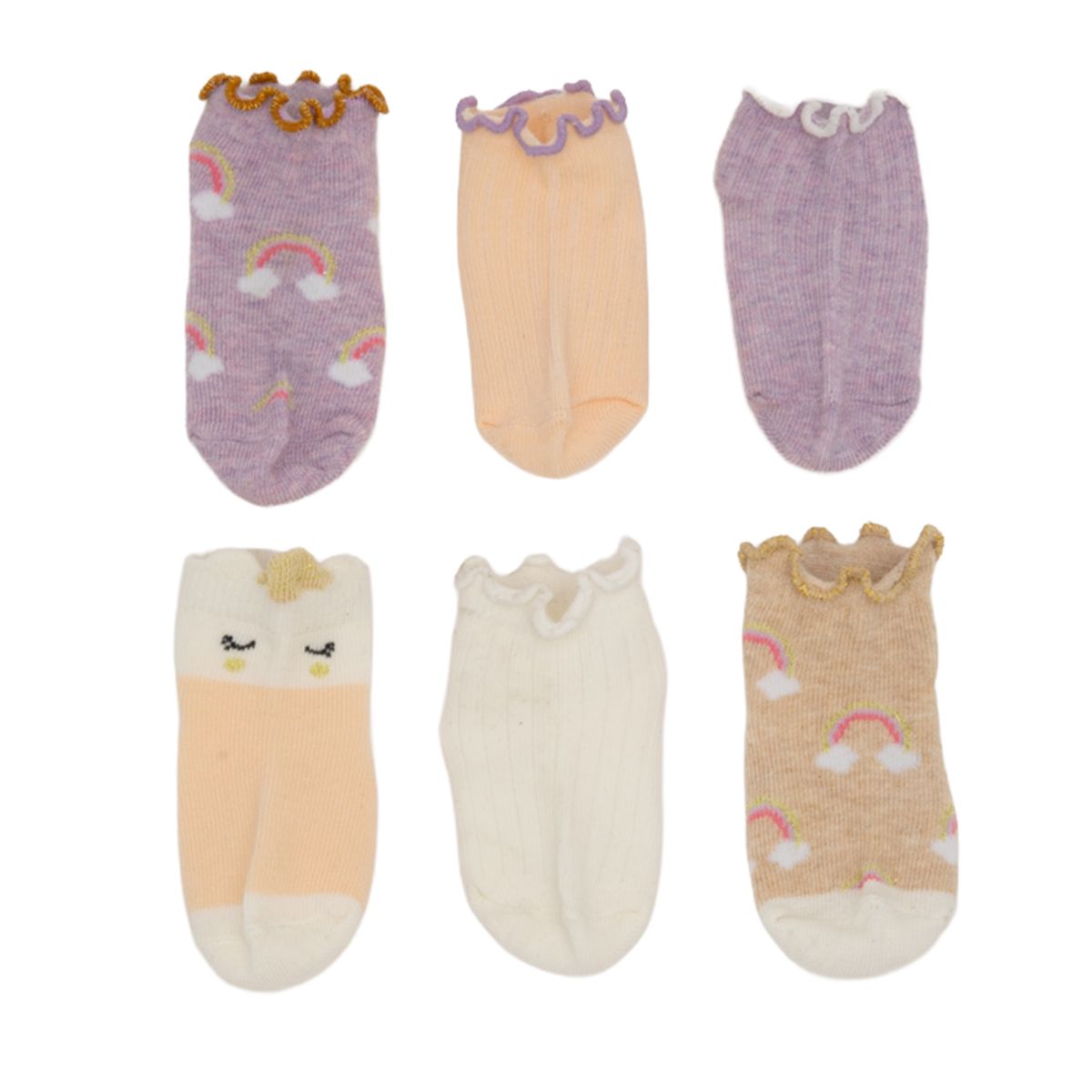 YAMP - Pack de 6 Pares de Calcetines Bebé Yamp