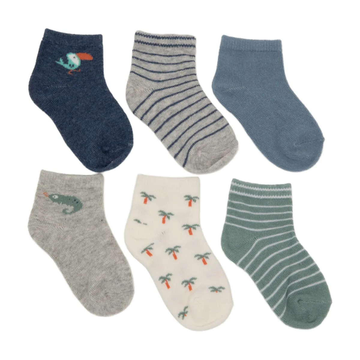 YAMP - Pack de 6 Pares de Calcetines Bebé Yamp